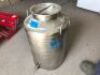 Tabel Stainless Steel 50 litre Olive Oil Dispensing Can, Model: INOX 18/10