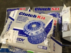 Box of clutch, disc break rotors, steering and suspension, water pump, lock & yoke kit. Please refer to images of items. - 2