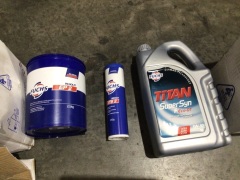 Box of engine oil and grease. Please refer to images of items. - 3