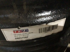 Bulk pallet of TRP steel jacket drums. Please refer to images of items. - 3