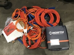 Bundle of various cables and 2 x North Mig torches. Please refer to images of items. - 2