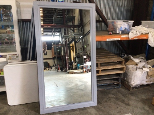 Mirror in MDF Frame, 1800mm x 1000mm, Some Scratches in Paintwork on Frame