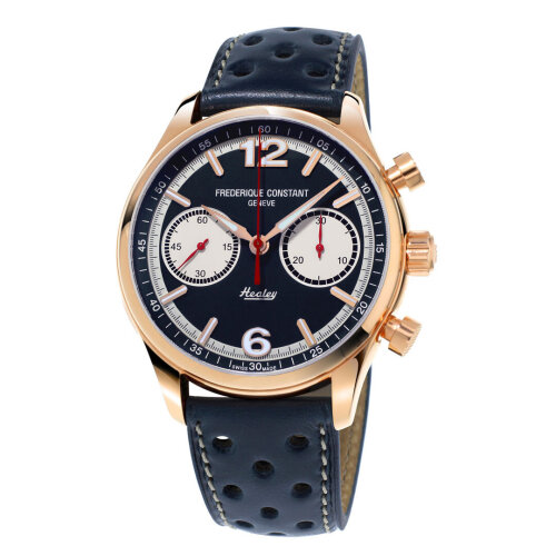 Frederique Constant Vintage Rally Healey Chronograph Automatic Navy Dial Men's Watch FC-397HN5B4