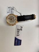 Tissot Chronograph Rose Goldtone Chemin Des Tourelles Watch With Leather Strap T09942736038 - 2