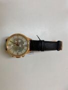 Tissot Chronograph Rose Goldtone Chemin Des Tourelles Watch With Leather Strap T09942736038 - 3