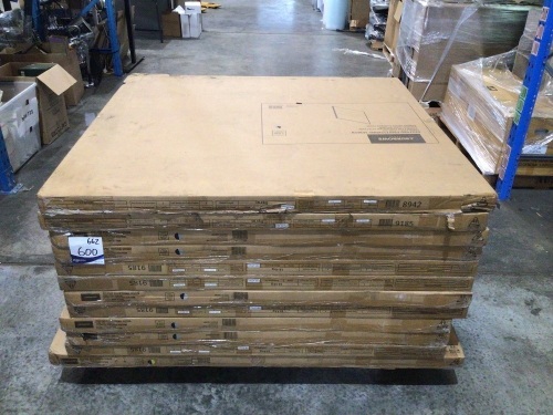 Pallet of Assorted J Burrows Stilford Professional Office Partition Screens, in Various Sizes and Colours 