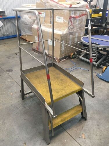 Stainless Steel Access Platform with Handrails