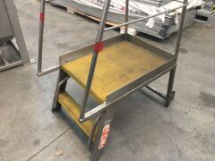 Stainless Steel Access Platform with Handrails - 2