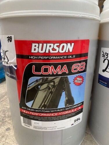 3 Drums of Burson Oils. Please refer to images of items. 