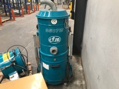 CFM industrial vacuum with filter head
Type 3507W, Serial 07AD161 - 4