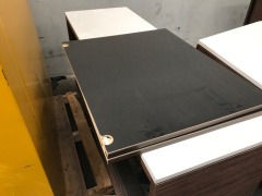 2 x Timber laminate storage cabinets - 3