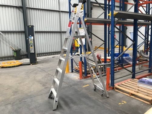 OX aluminium platform ladder