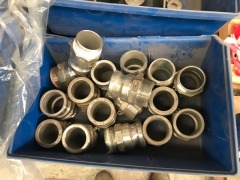 Pallet of stores supplies including camlock fittings, pvc and stainless steel fittings, seals, pneumatic water traps, pneumatic fittings and sundry items - 2