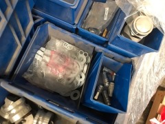 Pallet of stores supplies including camlock fittings, pvc and stainless steel fittings, seals, pneumatic water traps, pneumatic fittings and sundry items - 4