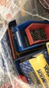 Pallet of assorted fixings from workshop store. Nuts, bolts, washers screws etc - 6