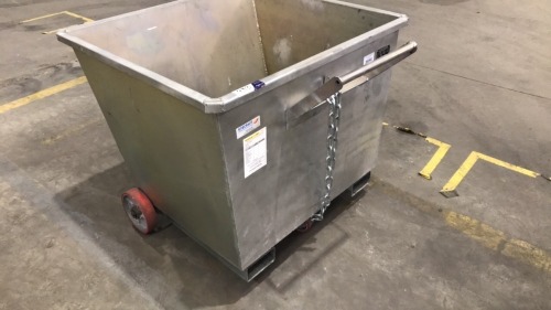 Stainless Tipping Bin