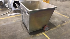 Stainless Tipping Bin - 2