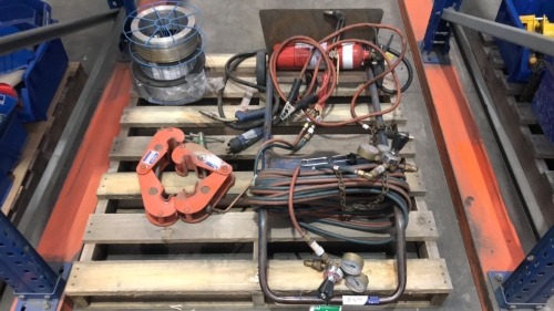 Oxy Set, Girder Clamps and 3 part Rolls Mig Welding Wire