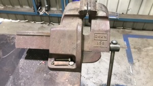 Steel Fabricated Welders Bench with Dawn 150 Offset Vice - 3