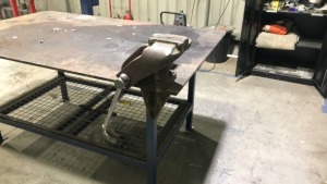 Steel Fabricated Welders Bench with Dawn 150 Offset Vice - 4