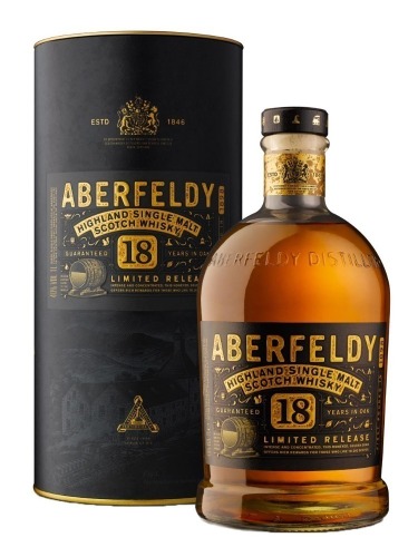 Aberfeldy 18yo. Single Malt Scotch Whisky, giftpack 40% 1L