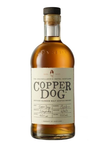 LOT OF 6 BOTTLES of Copper Dog, Speyside Blended Malt Scotch Whisky 40% 1L