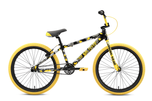 SE Bikes So Cal Flyer 24" Yellow Camo