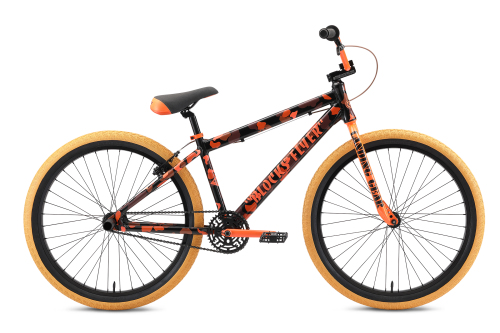 SE Bikes Blocks Flyer 26" Orange Camo