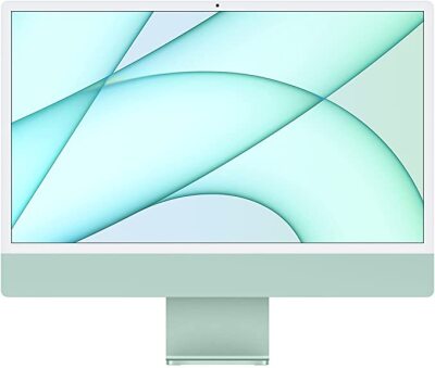 Apple iMac with Apple M1 Chip 24 Inch/ 8 Core CPU and 8 Core GPU/ 8 GB/ 256 GB SSD - Green MGPH3X/A
