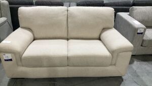 Barret Sofa 2S Fabric Upholstered Colt Ivory (D) #12