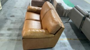 Barret Leather Sofa 2S Memphis Caramel #17 - 3