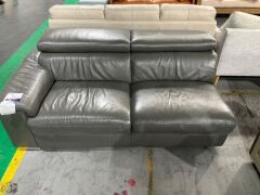 Premier Leather Modular Sofa Charcoal #20 - 7