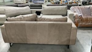 2 Seater Sofa Leather Upholstered #24 - 2