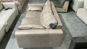 2 Seater Sofa Leather Upholstered #24 - 3