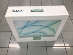 Apple iMac with Apple M1 Chip 24 Inch/ 8 Core CPU and 7 Core GPU/ 8 GB/ 256 GB SSD - Green MJV83X/A - 3