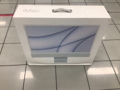 Apple iMac with Apple M1 Chip 24 Inch/ 8 Core CPU and 8 Core GPU/ 8 GB/ 256 GB SSD - Silver MGPC3X/A - 2