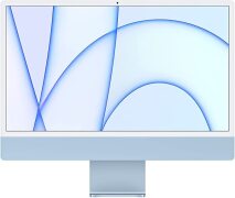 Apple iMac with Apple M1 Chip 24 Inch/ 8 Core CPU and 7 Core GPU/ 8 GB/ 256 GB SSD - Blue MJV93X/A