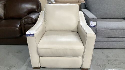 Single Leather Upholstered Armchair #31