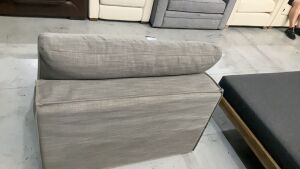 Salsie MKII Modular Armless 1S Fabric Upholstered Austria Charcoal #44 - 3