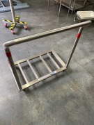 Stainless Steel Flatbed Transfer Trolley