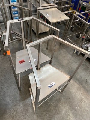 2 x Stainless Steel Waste Product Frames