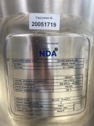 NDA 150 Lt Stainless Steel Pressure Vessel *RESERVE MET* - 2