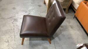 Luna Leather Armchair #66 - 4