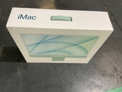 Apple iMac with Apple M1 Chip 24 Inch/ 8 Core CPU and 7 Core GPU/ 8 GB/ 256 GB SSD - Green MJV83X/A - 3