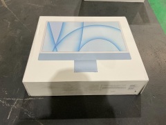 Apple iMac with Apple M1 Chip 24 Inch/ 8 Core CPU and 8 Core GPU/ 8 GB/ 512 GB SSD - Blue MGPL3X/A - 4