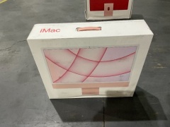 Apple iMac with Apple M1 Chip 24 Inch/ 8 Core CPU and 7 Core GPU/ 8 GB/ 256 GB SSD - Pink MJVA3X/A - 2