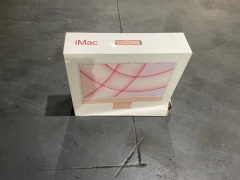Apple iMac with Apple M1 Chip 24 Inch/ 8 Core CPU and 8 Core GPU/ 8 GB/ 512 GB SSD - Pink MGPN3X/A - 3