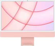 Apple iMac with Apple M1 Chip 24 Inch/ 8 Core CPU and 8 Core GPU/ 8 GB/ 256 GB SSD - Pink MGPM3X/A