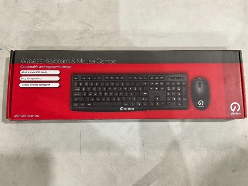 5x Shintaro Wireless Keyboard and Mouse Combo