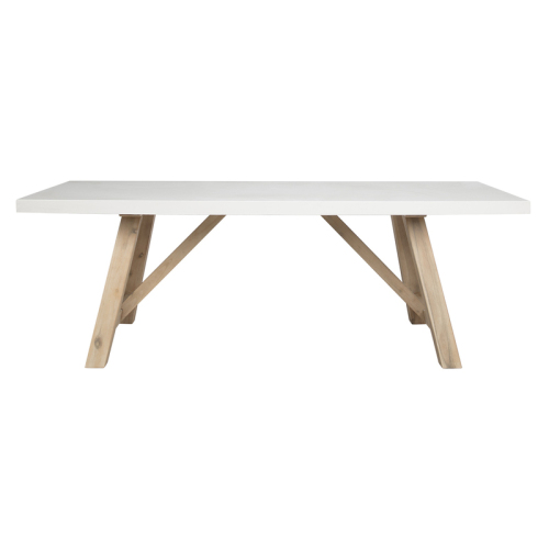 Havelock Dining Table Concrete White (D) #116